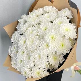 Букет с хризантемами Классика 