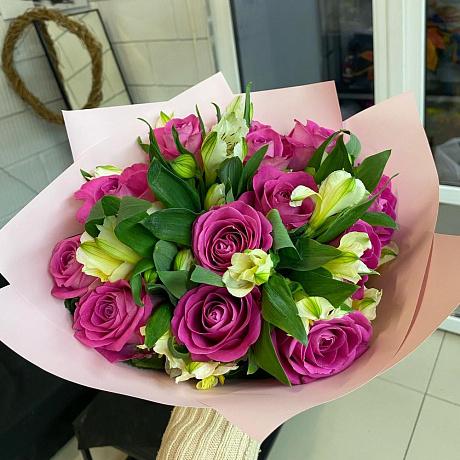 Букет цветов Легкий Бриз №161 - Фото 1