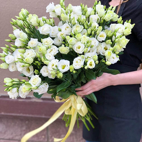 Букет белой Эустомы №162 - Фото 1