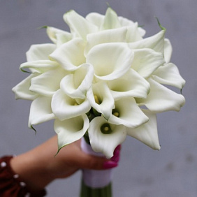 Свадебный букет каллы