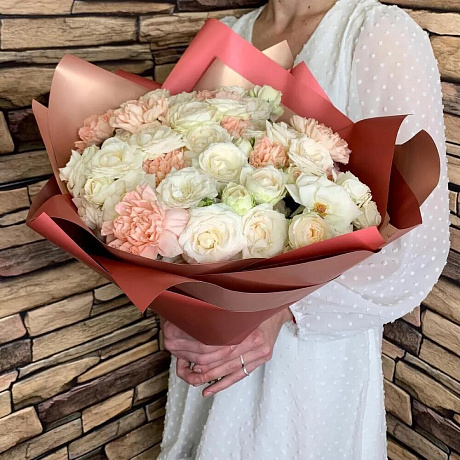 Розовые диантусы №163 - Фото 1