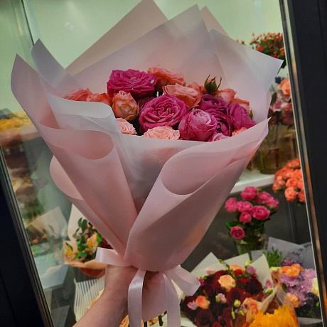 Кустовые пионовидные розы №180 - Фото 1