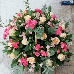 Букет цветов "Коралл"