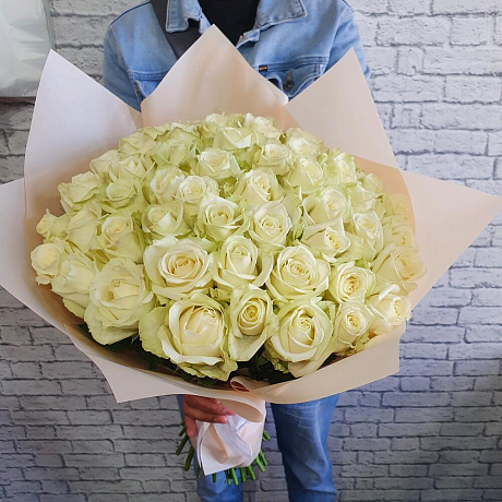 Букет из 51 розы №200 - Фото 1
