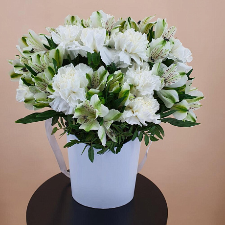 Букет в коробке №163 - Фото 1