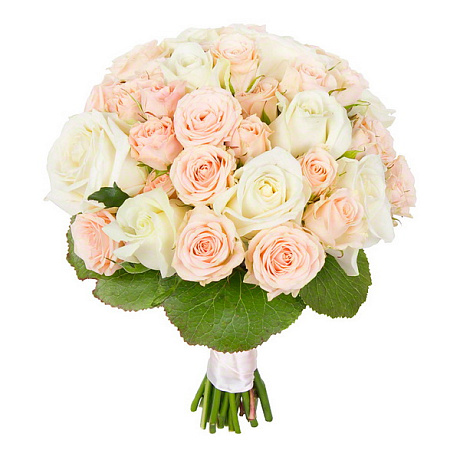 Букет из 51 пионовидной розы Дэвида Остина - Фото 1