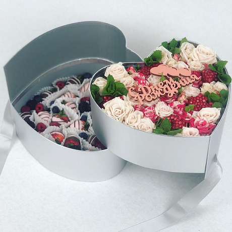 Цветы в коробке №213 - Фото 1