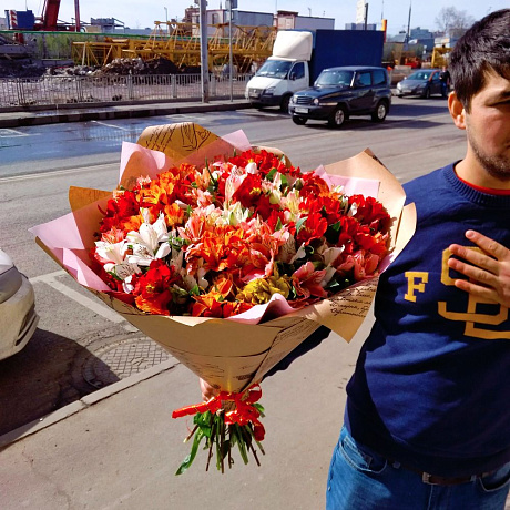 Букет цветов Жемчужина красоты  №168 - Фото 1