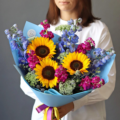 Букет Тёплый август - Фото 1