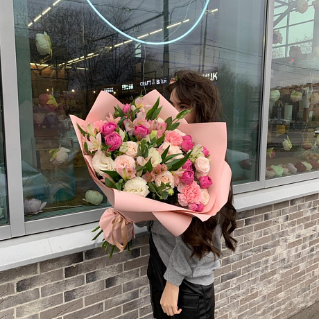 Букет цветов Нежный №189 - Фото 1