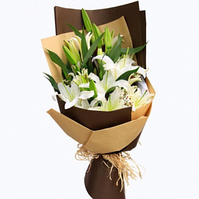 Букет из 7 лилий