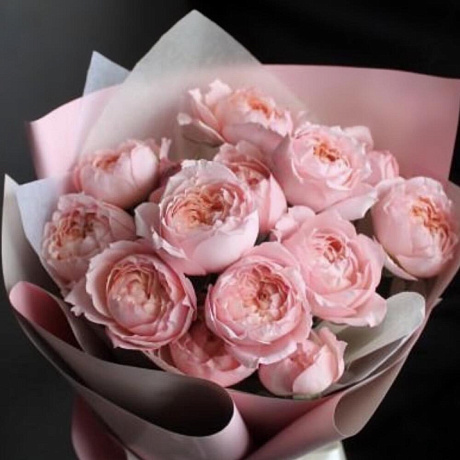 Букет из Пионовидных Роз Джульетта №164 - Фото 1