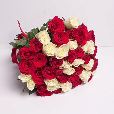 Букет из 51 розы №189 - Фото 1