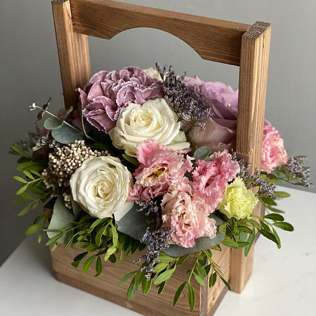 Букет цветов Нежный №185 - Фото 1