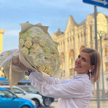 Букет Ванильный зефир №162 - Фото 1