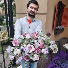 Букет цветов "Гармония сердец"