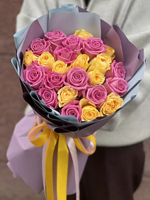 Яркий микс из роз "S" №160