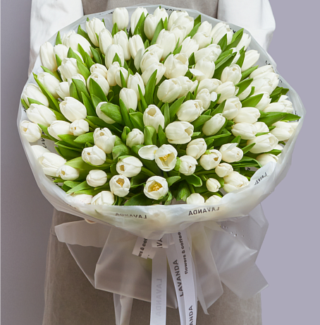 Тюльпан белый 101 №38 - Фото 1
