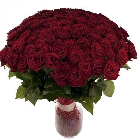 151 красная роза премиум эквадор - Фото 1