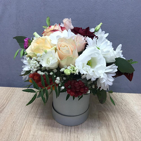 Цветы в коробке №911 - Фото 1