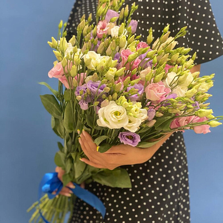 Букет из эустомы №161 - Фото 1