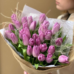Букет с тюльпанами №161