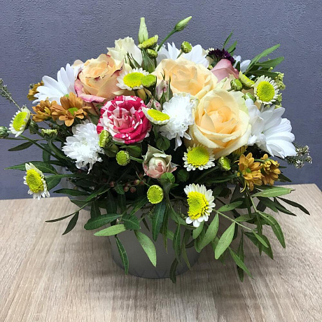 Цветы в коробке №958 - Фото 1