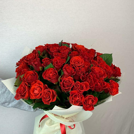 Букет Красный огонек - Фото 1