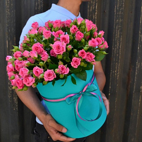 Букет цветов "Pink and TiFFaNy"