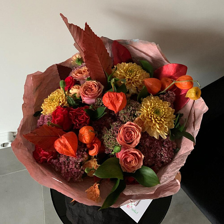 Букет цветов Осень №165 - Фото 1