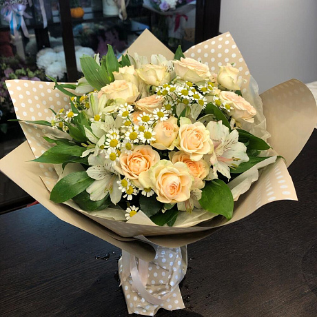 Букет цветов Камилла №163 - Фото 1