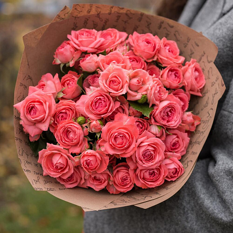 Букет из кустовых роз Барбадос - Фото 1