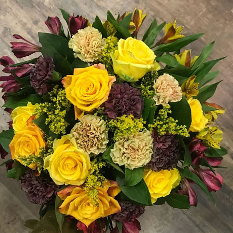 Букет цветов Яркость чувств - Фото 1
