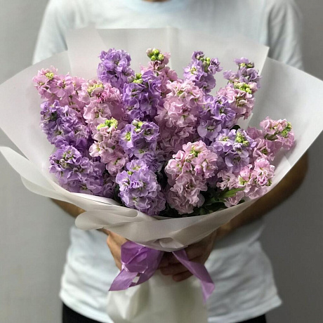 Букет цветов Маттиола №163 - Фото 1
