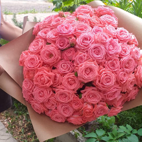 Букет кустовых роз Барбадос - Фото 1