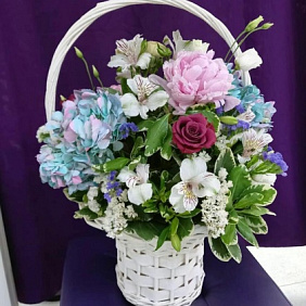 Букет цветов "Летний цветной оазис"