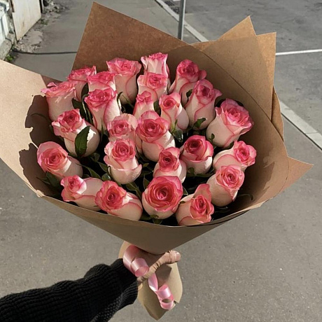 25 роз джумилия 50 см - Фото 1