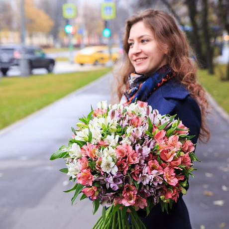 Букет из 25 альстромерий №164 - Фото 1