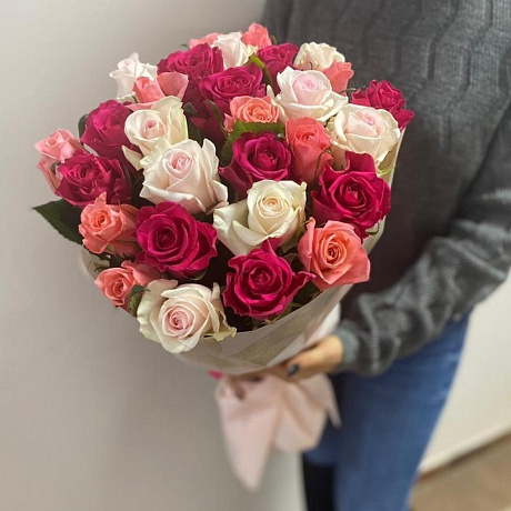 Розы микс 29шт - Фото 1