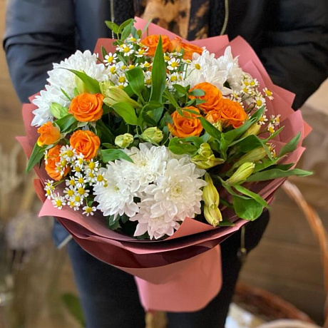 Букет цветов Жизненная сила - Фото 1