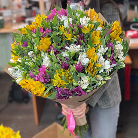 Букет из Альстрамерий №163 - Фото 1