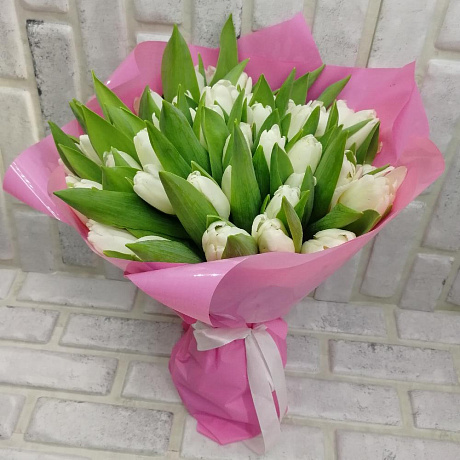Букет из тюльпанов №161 - Фото 1