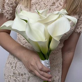 Свадебный букет из калл №161