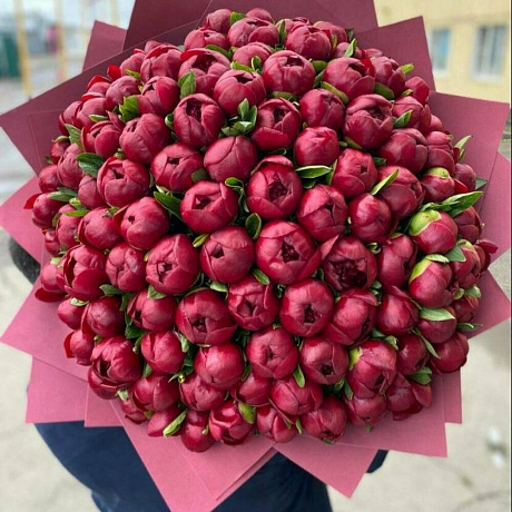 Большой букет пионов - Фото 1
