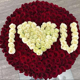 Букет цветов "Любовь навеки"