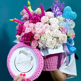 Букет "Каталина" с крышкой