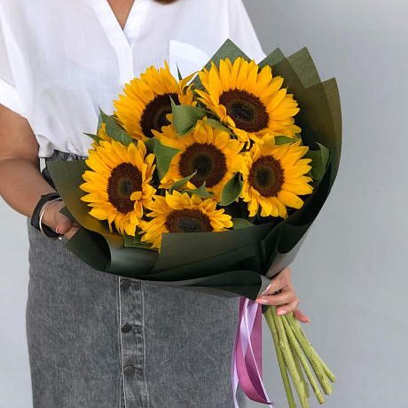 Букет цветов Солнечный привет №160 - Фото 1