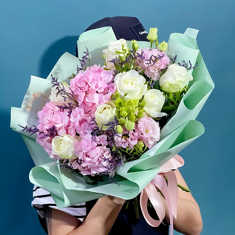 Букет цветов Мятное суфле - Фото 1