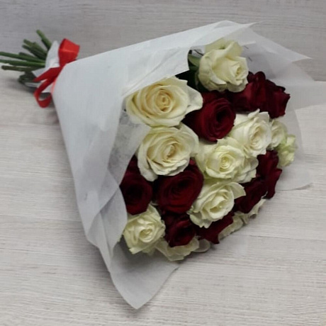 Букет из 21 розы №165 - Фото 1