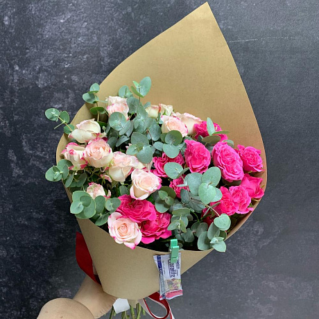 Букет цветов Париж №163 - Фото 1